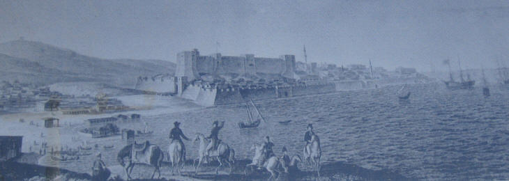 XIXth century view of the fortress