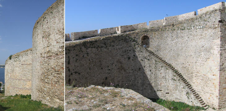 Views of the circular walls