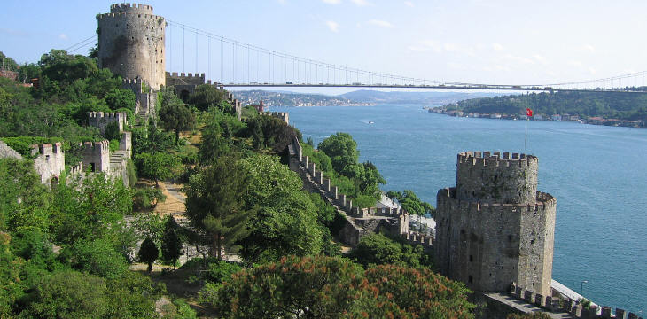 View of the Bosporus (towards the Black Sea)
