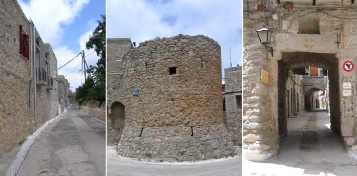 Walls and only gate of Mesta