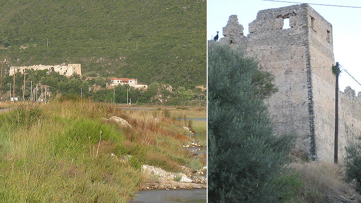 Ottoman fortress near the northern section of the lagoon