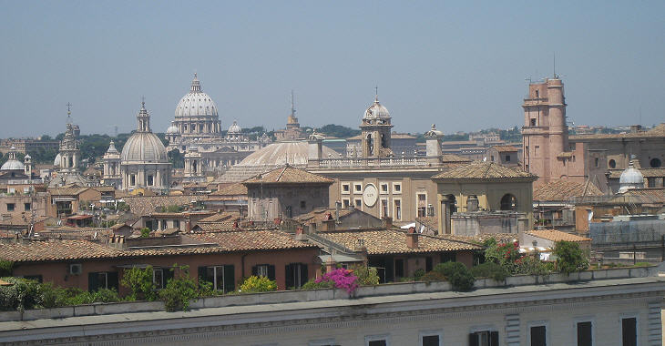 View from the slopes of the Quirinale