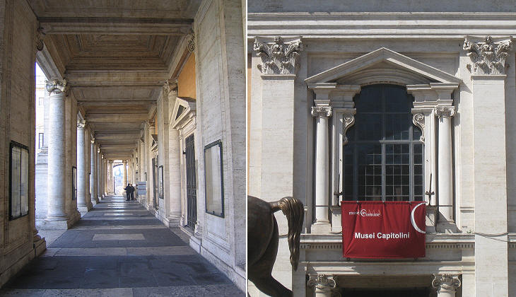 Portico of Palazzo dei Conservatori
