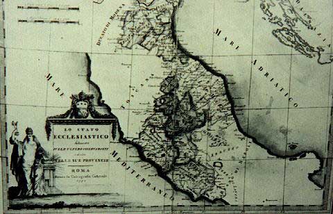 Map of the Papal State