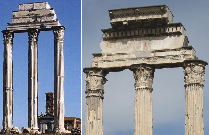 The Temple of Castor and Pollux